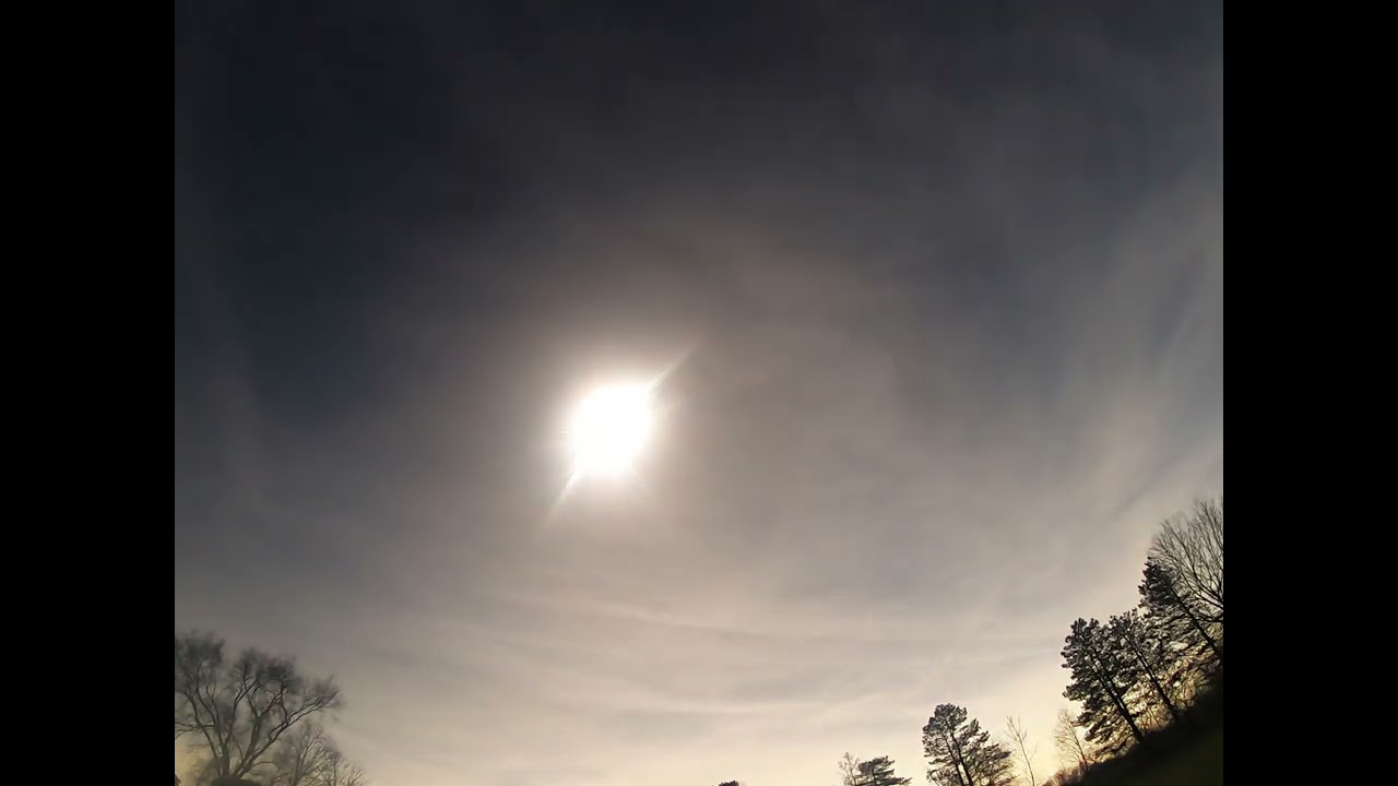 Total Eclipse From North West Ohio 2024 - Timelapse