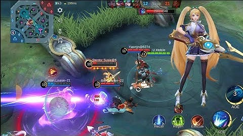 Mobile Legends: Bang Bang - Gameplay Walkthrough Part 10 |  new skin (iOS, Android