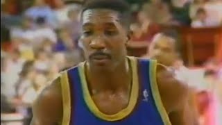 Walter Davis Nuggets 21 pts vs Bulls (1989)