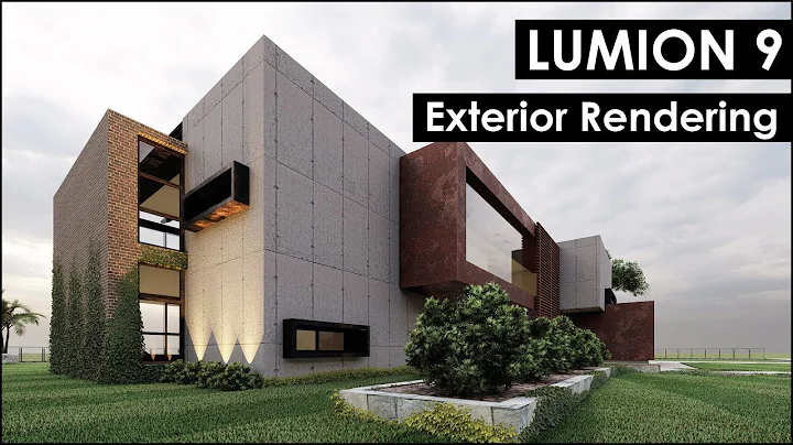 Lumion 9 Pro Exterior Rendering Tutorial (Casa Moderna)