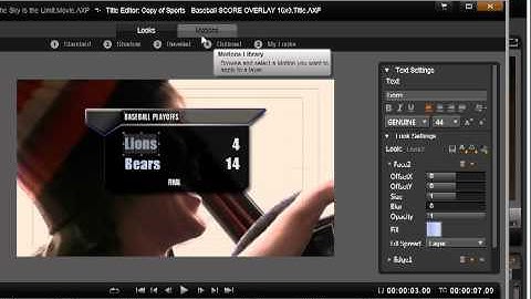 Titling: The Motion Titler - Getting Started with Avid® Studio
