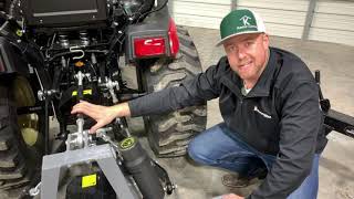 Tractor Basics - 3 Point Hitch and Quick Hitch attachments