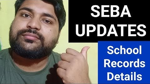 Big Updates from Seba 👉 School Record Details | Pranoy_Roy | #seba #ahsec
