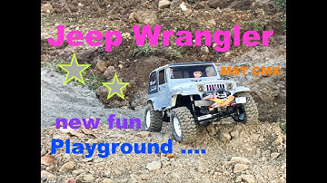 Jeep Wrangler YJ on MST CMX -- Fun on a new Playground