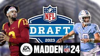 I PUT CALEB WILLIAMS AND THE 2024 NFL DRAFT CLASS INTO MADDEN NFL 24 AND OH BOY!