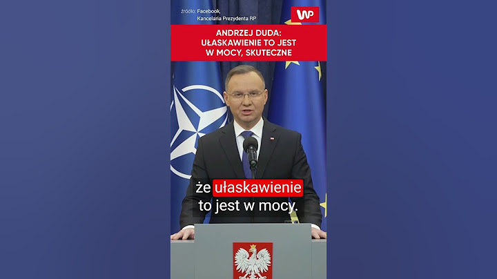 Andrzej Duda: Ułaskawienie to jest w mocy, skuteczne #duda #sejm