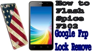 Spice F302_ Flashing Done Protucation Lock Remove Frp Google Lock Remove 100%
