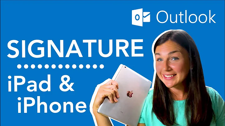 iPad & iPhone: How to Add, Create, or Change a Microsoft Outlook Email Signature