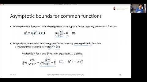 Asymptotic bounds for common functions