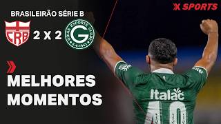 CRB 2 X 2 GOIÁS | MELHORES MOMENTOS - SÉRIE B