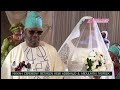 BEAUTIFUL LOVE STORY AS KEMI ADEBANJO AND TAOFEEK ABDULFATAI TIES THE KNOT IN STYLE.