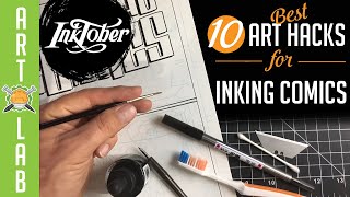 10 Best Art Hacks for Inking Comics!