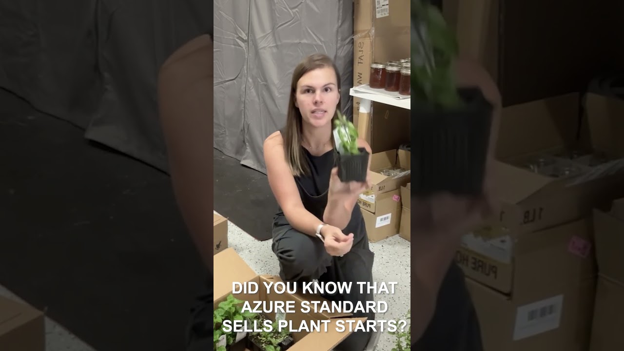 Did you know that Azure Standard sells plant starts?