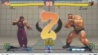 EVO 2011 - SSF4 AE - ComboFiend (Guy) vs. Flash Metriod (Zangief)