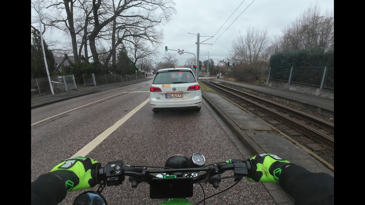 Kurze Runde durch den Westen von Halle | Simson S51 | Only Engine | POV | Pure Sound