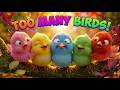 Five Little Birds on a Tree 🐦 | Fun Kids Rhyme About Sharing &amp; Space!