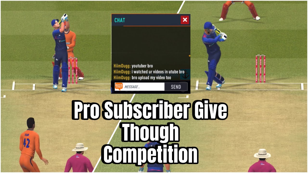 Last Ball Thriller Against Pro Subscriber 😱 || RC24 🏏 - YouTube
