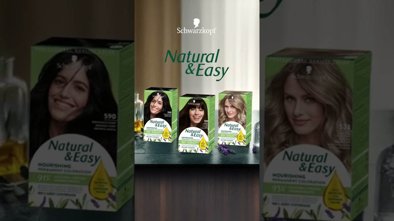 Natural & Easy - Naturligt färgresultat och ingredienser av naturligt ursprung