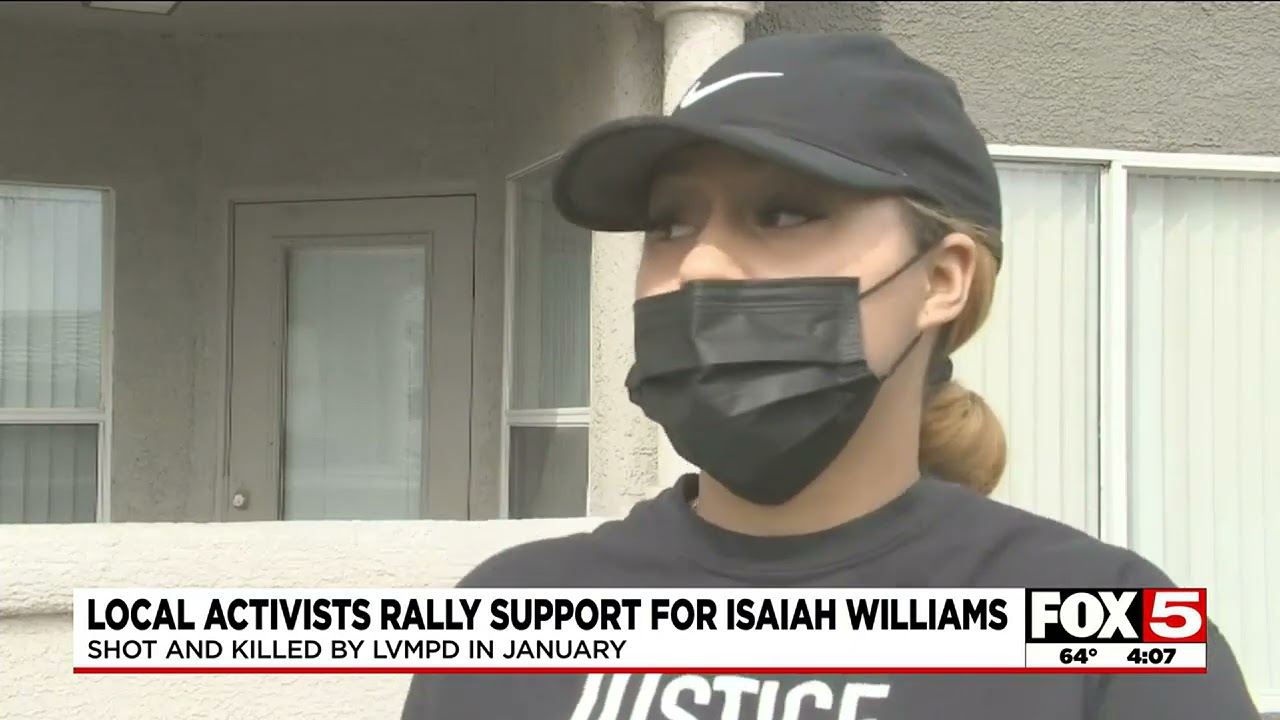 Las Vegas activists hold rally in honor of Isaiah Williams