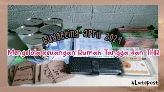 budgeting April dan isi amplop THR #latepost