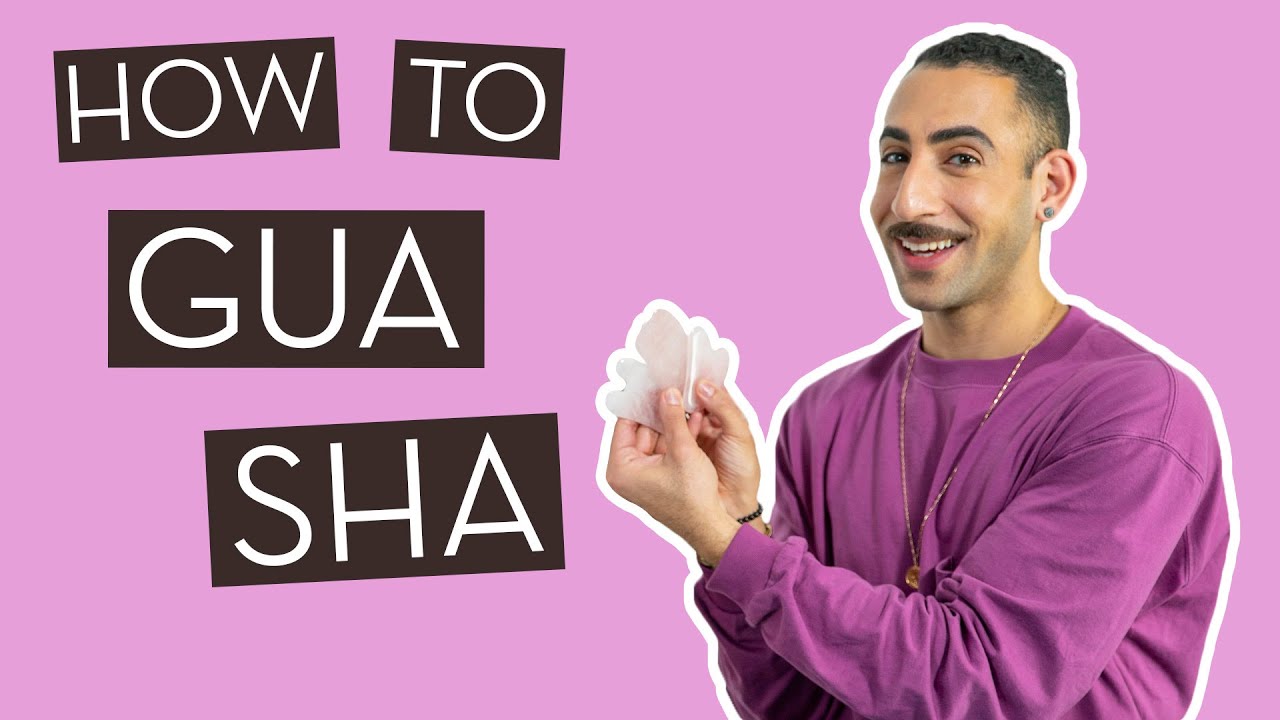 How to Contour Your Face with Gua Sha