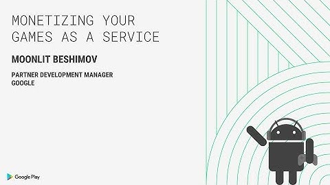 Monetizing your games as a service (Indie Developer Day, Seattle 2018)