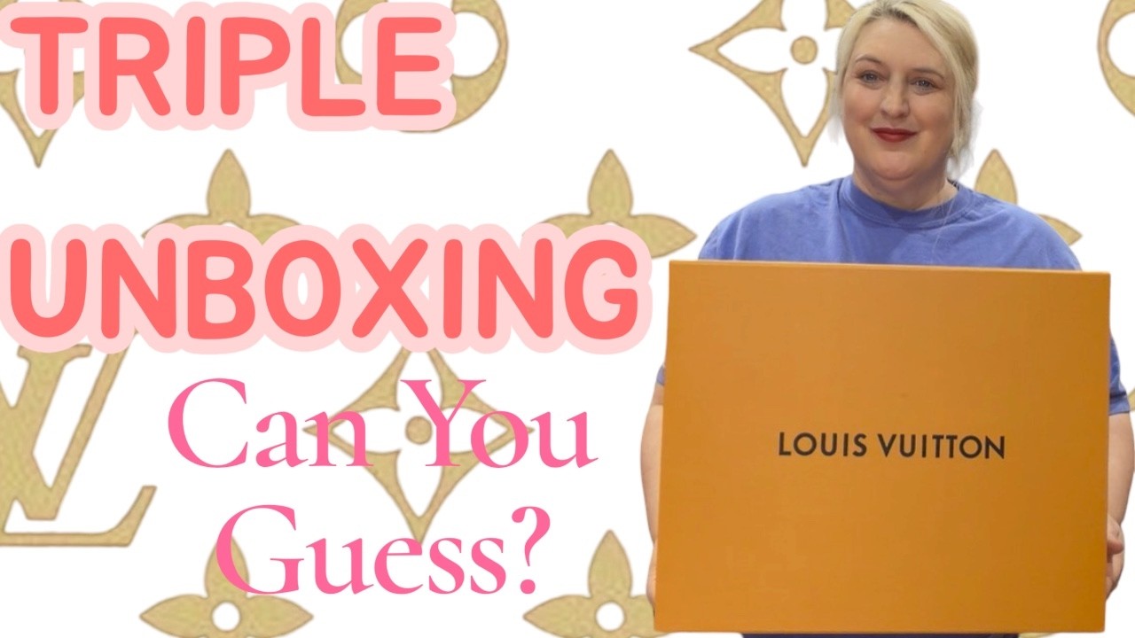CBX400F ヴィトン三段　LOUIS VUITTON 70センチ TRIPLE LOUIS VUITTON UNBOXING! CAN YOU GUESS? - YouTube