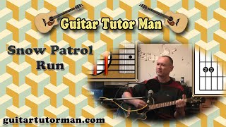 Run - Snow Patrol - Acoustic Guitar Lesson (Easy) chords