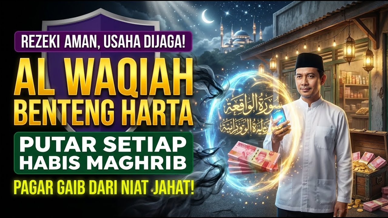 BUKTIKAN KEKUATANNYA! Lantunan Al Waqiah Penarik Rezeki Lunas Hutang Ramadhan