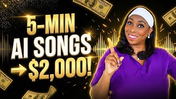 How I Made $2,000 From AI Songs I Created in 5 Minutes (Test Tool FREE, No Talent)