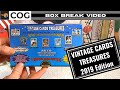 Vintage Cards Treasures Baseball Cards Box Break - Yes, we open another one in search of a big hit!
