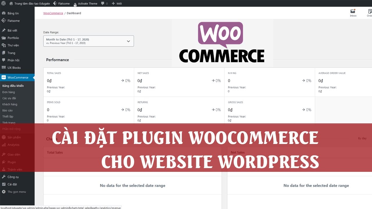 Cài đặt Plugin Woocommerce cho website WordPress dễ dàng