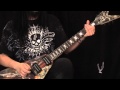 Eric peterson of testament hunter v signature dean guitar