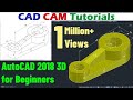 Autocad 2018 3d tutorial for beginners