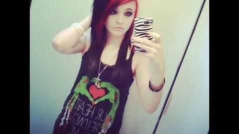 My everyday makeup (emo, scene, goth)