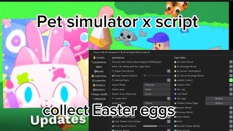 Pet simulator x script • auto collect egg • Easter coin sniper •