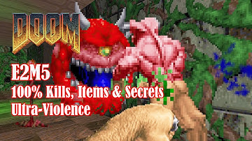 Doom E2M5 - Command Center [100%, Ultra-Violence, No commentary]
