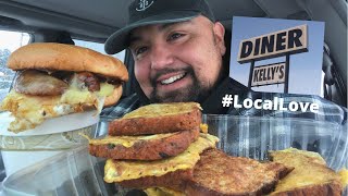 Raisin Bread French Toast + Breakfast Sando 🍳 KELLY’S DINER in The Berkshires, MA ❄️ Let’s CHAT 💬