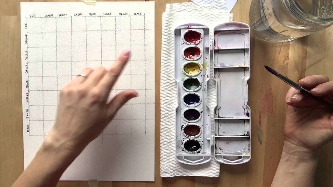 Watercolor Chart Make