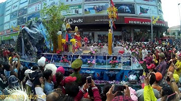 Rước Cộ Bà Thiên Hậu Rằm tháng giêng tại Chùa Bà Bình Dương