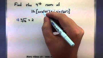 Trigonometry - Finding the roots of a complex number using DeMoivre