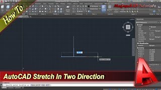 Autocad Tutorial Dynamic Block Stretch In Two Direction