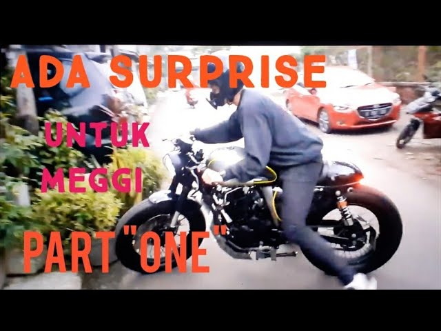 Megan Domani ada Surprise PART ONE ..Siapa Datang Rumah?? naik Motor class=