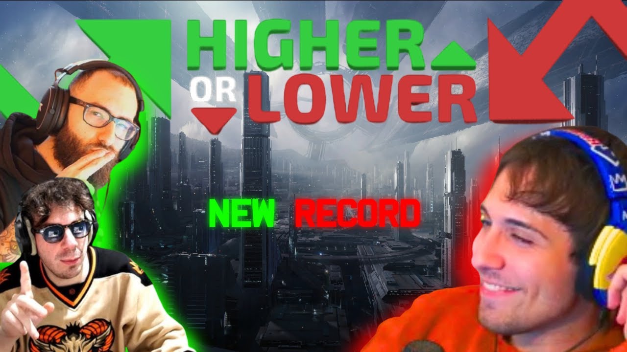 NUOVO RECORD DI HIGHER OR LOWER ⬆️⬇️ w/MARZA E FRENEH