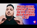 Posso deixar o contato doa ex salvo e ver os status durante o contato zero  reconquistando