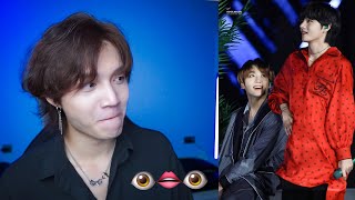 very straight me reacting to BTS Taekook moments 😳