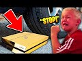 Psycho Dad CRUSHES PS4 with TRUCK! (Fortnite)