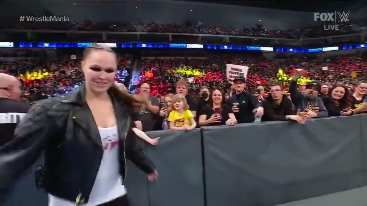 Ronda Rousey Entrance Smackdown February 25, 2022 YouTube