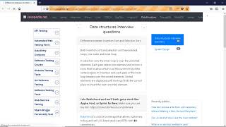 Difference between Insertion Sort and Selection Sort. | javapedia.net
