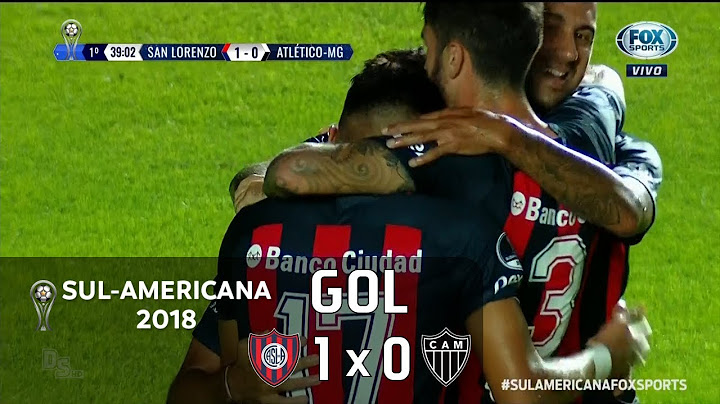 San Lorenzo 1 x 0 Atlético Mineiro - Sul-Americana 2018 - Fox Sports HD⁶⁰